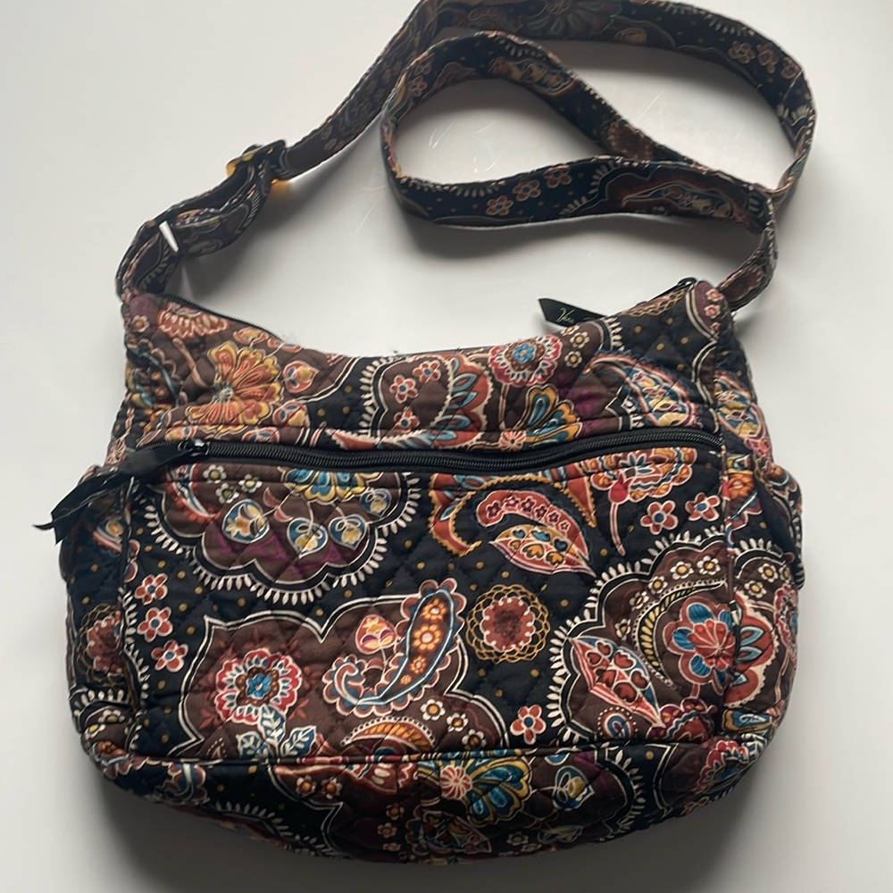 Vera Bradley USA made Shoulder Bag Quilted Paisley Design